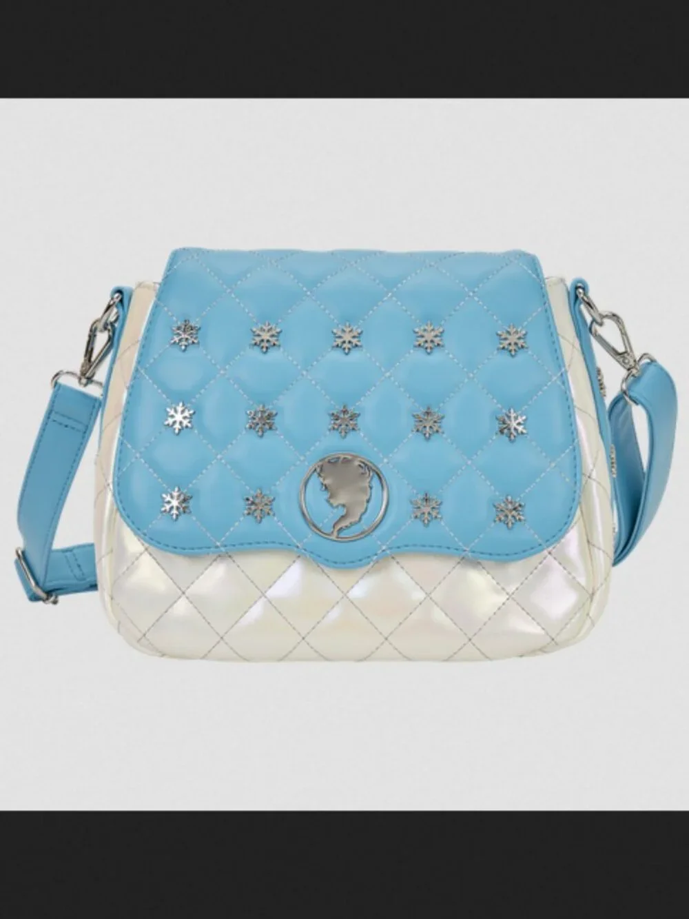 Dsiney Frozen Elsa Pearlescent Crossbody Bag NWT